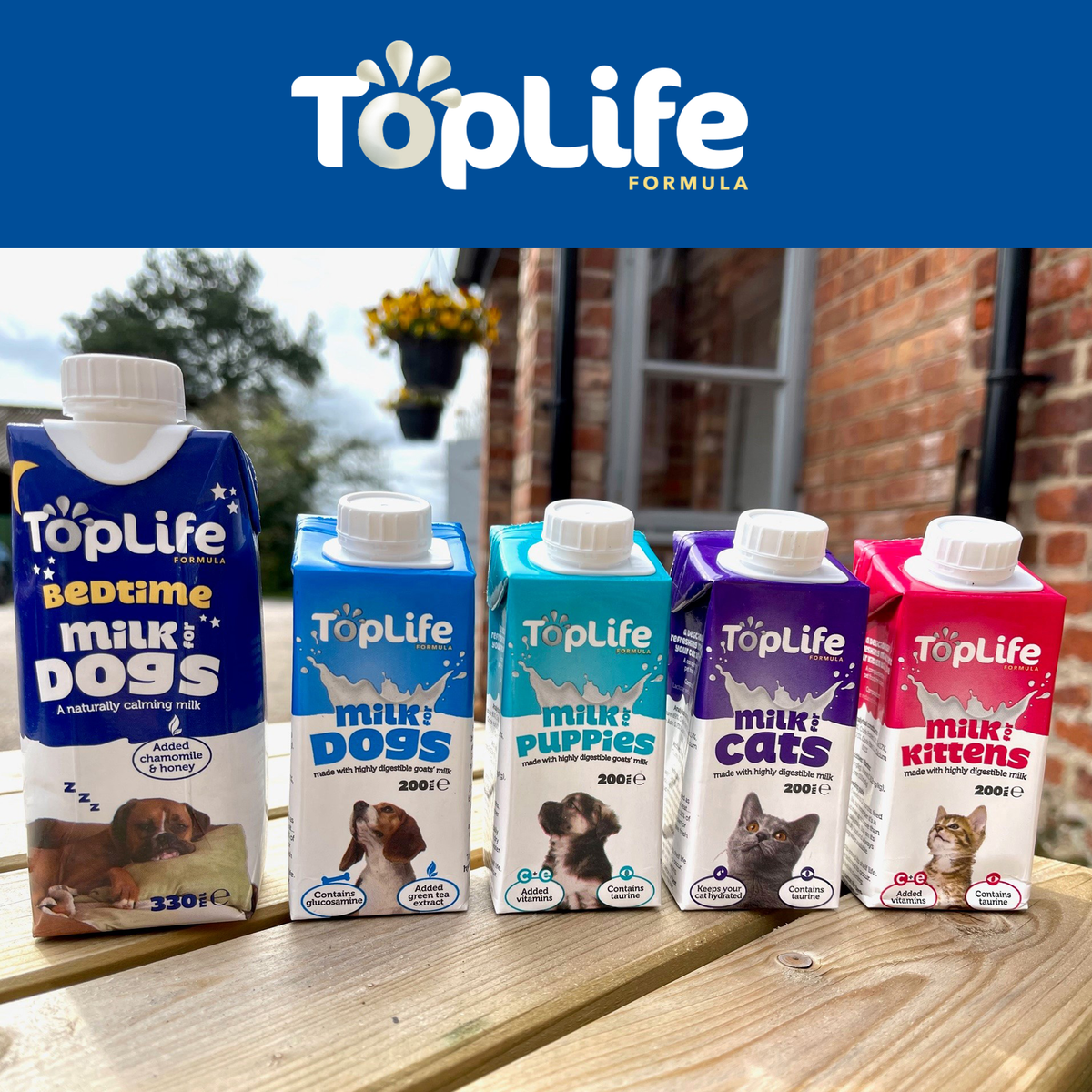 Toplife goats hotsell milk for dogs