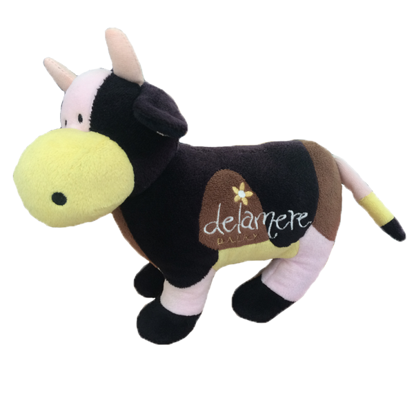 Delamere Dairy Mabel Toy Cow   (25cm x20cm x 10cm)